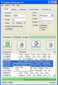 Password Generator Pro screenshot